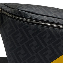 Fendi | Pre-Owned Zucca FF 1974 Diagonal Belt Bag | Black