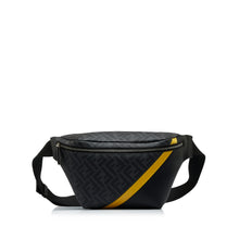 Fendi | Pre-Owned Zucca FF 1974 Diagonal Belt Bag | Black