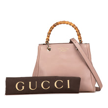 Gucci | Pre-Owned Small Calfskin Bamboo Shopper Satchel | Pink