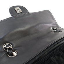 Chanel | Pre-Owned CC Check Embossed Velvet Belted Side Flap | Black