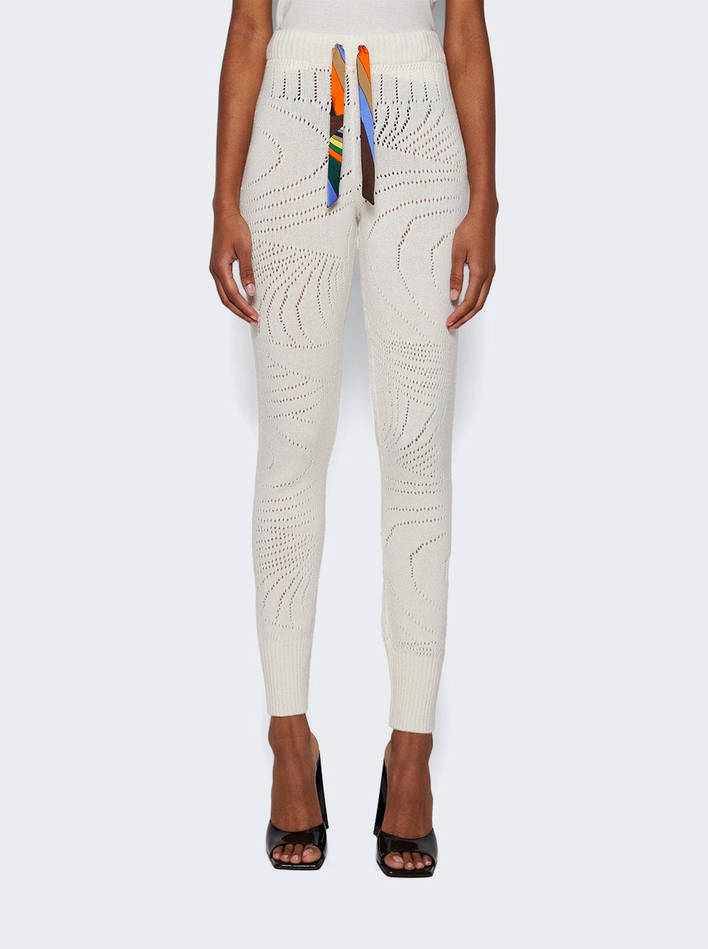Women | Pucci | Pointelle Sweatpants | White