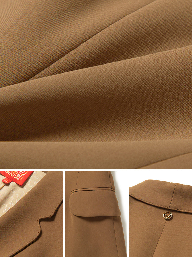 Fitted Blazer | Brown