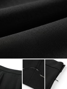 Wool Skirt | Black