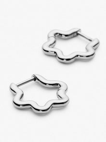 Onda Mini Hoop Earrings | Sterling Silver