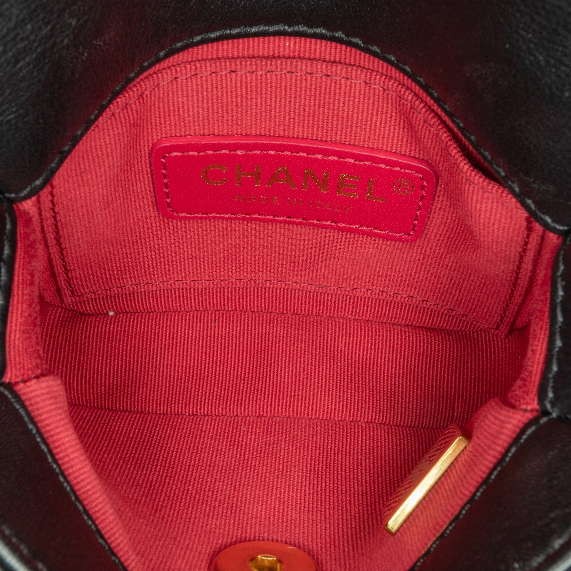 Chanel | Pre-Owned Mini Quilted Calfskin Framing Chain Flap | Black