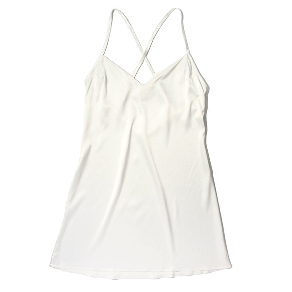 Satin Sleep Chemise | Light Ivory