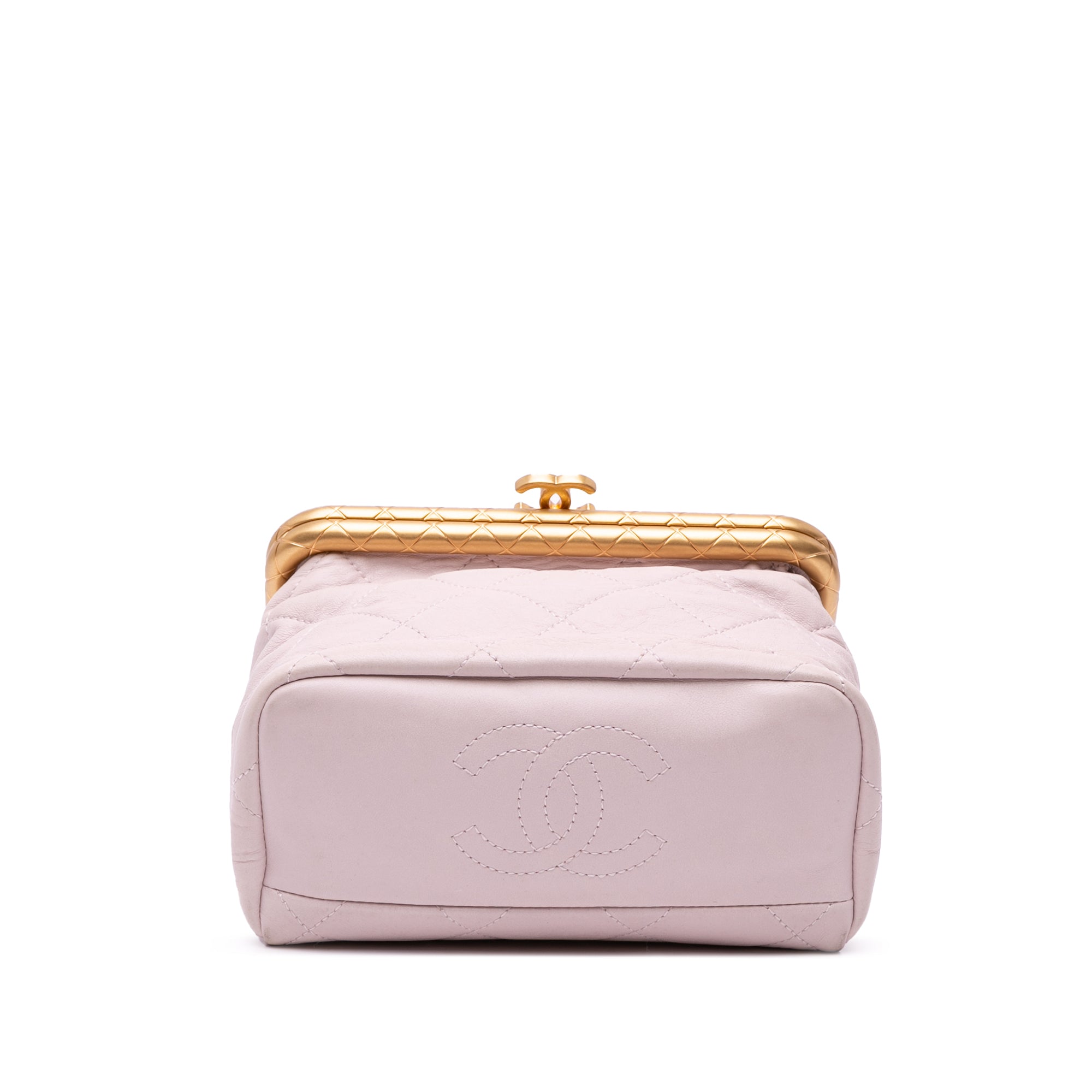 Chanel | Pre-Owned Quilted Lambskin My Crush Vanity Bag | Pink/Light Pink