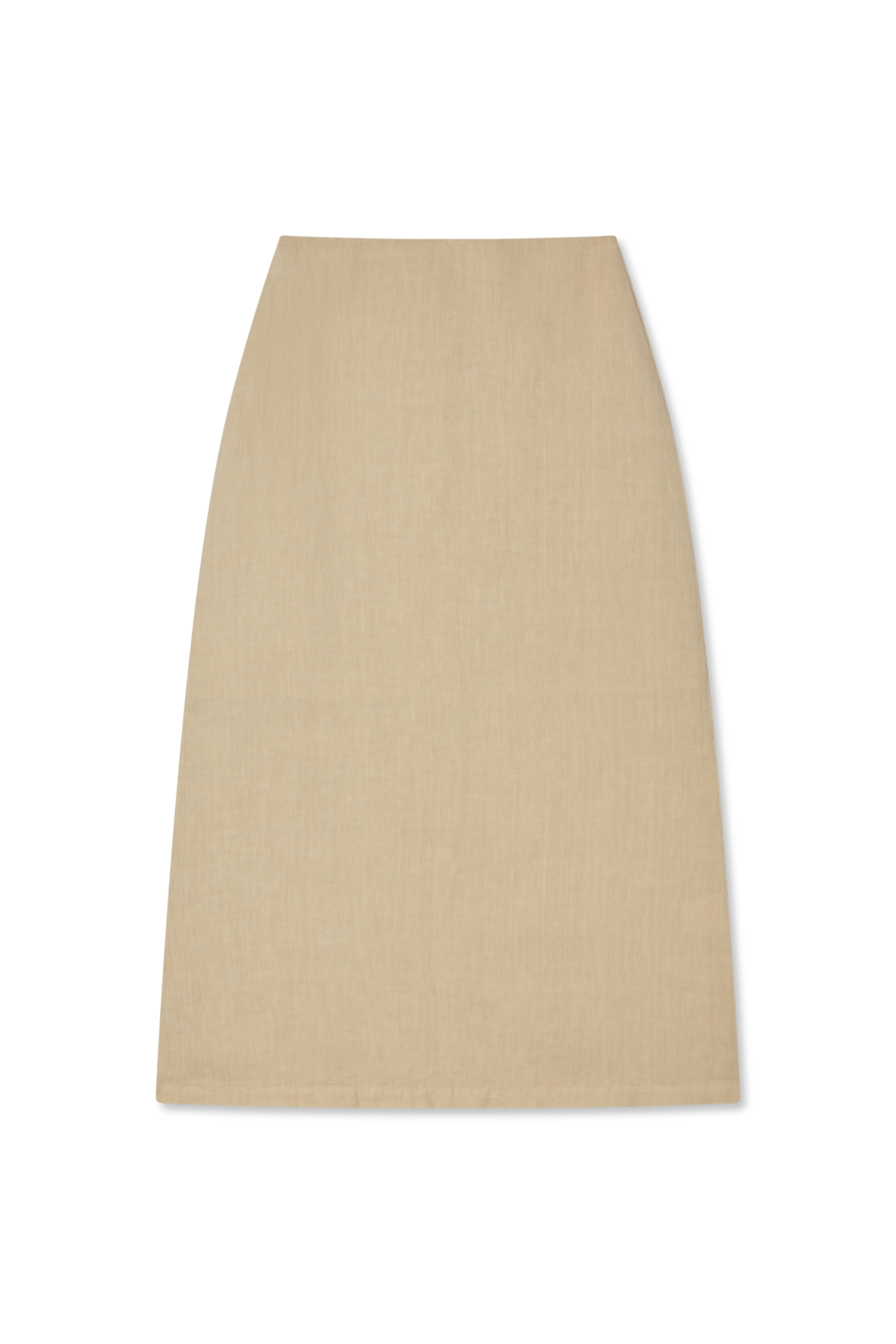 Philippine Maxi Linen Skirt | Beige