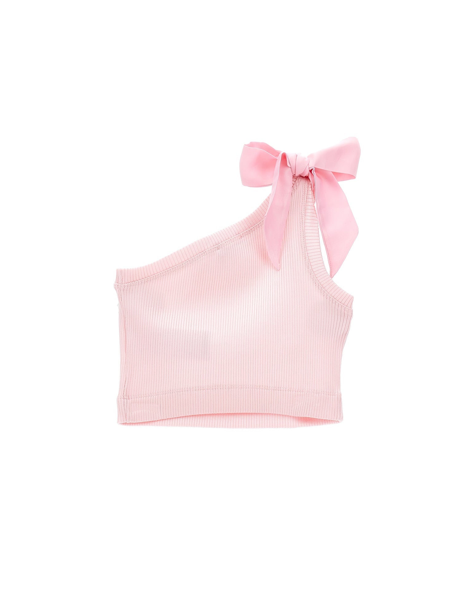 Girls | One Shoulder Viscose Tank Top | FairyTale Pink