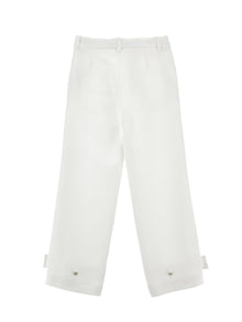 Girls | Drawstring Trousers | Cream