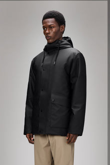 RAINS Nome Parka Black Jacket