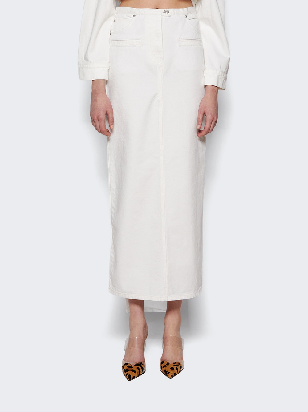 Women | Courrèges | Long Skirt | Heritage White