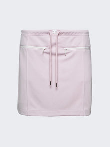 Women | Courrèges | Tracksuit Interlock Mini Skirt | Powder Pink