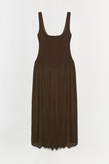 Womens | Jamie Jersey Midi Dress | Cocoa