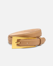 No. 10 Belt | Almond/Gold