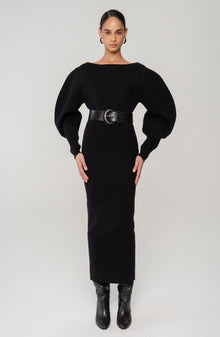 Randy Knit Dress | Black