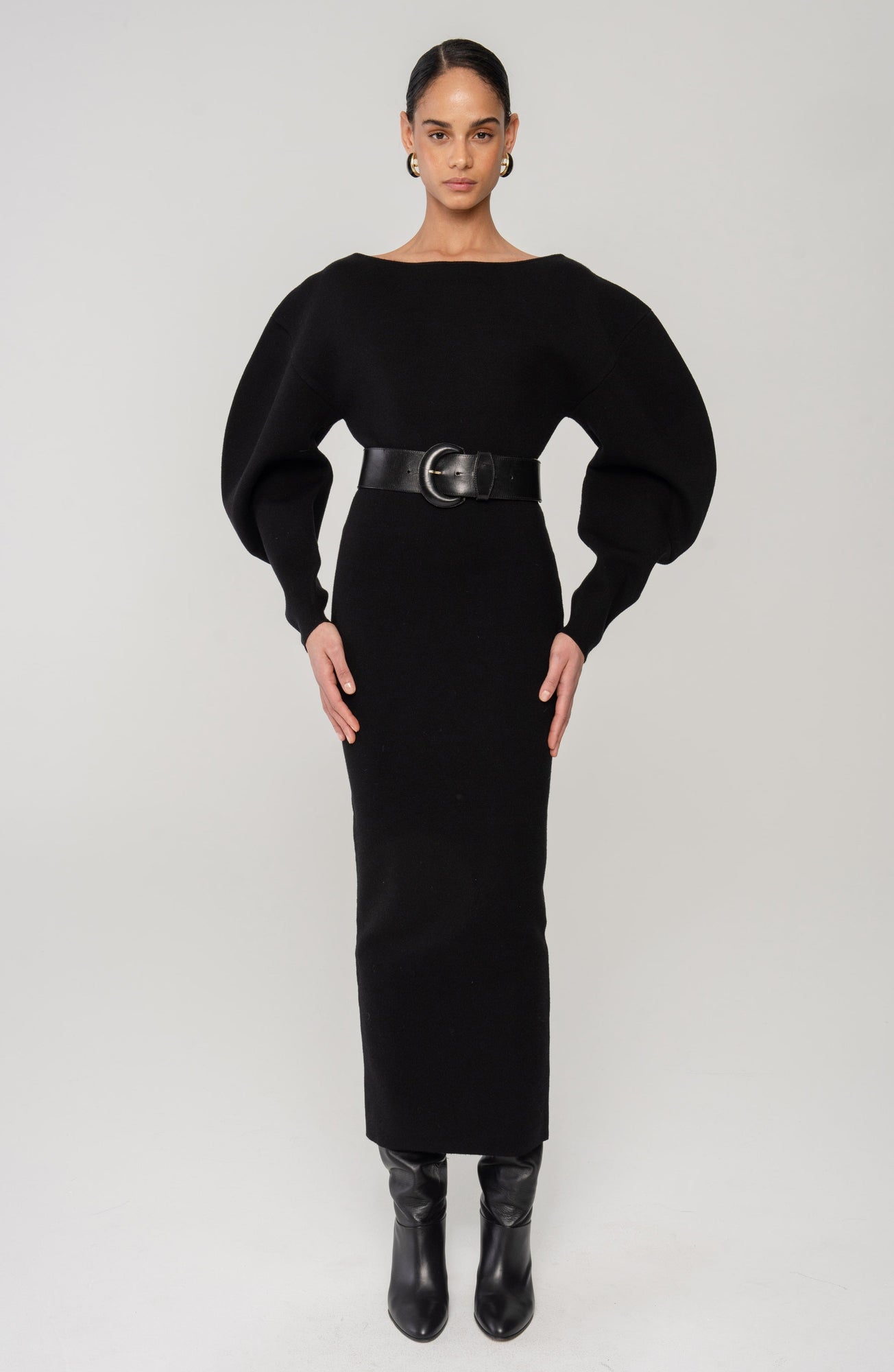 Randy Knit Dress | Black