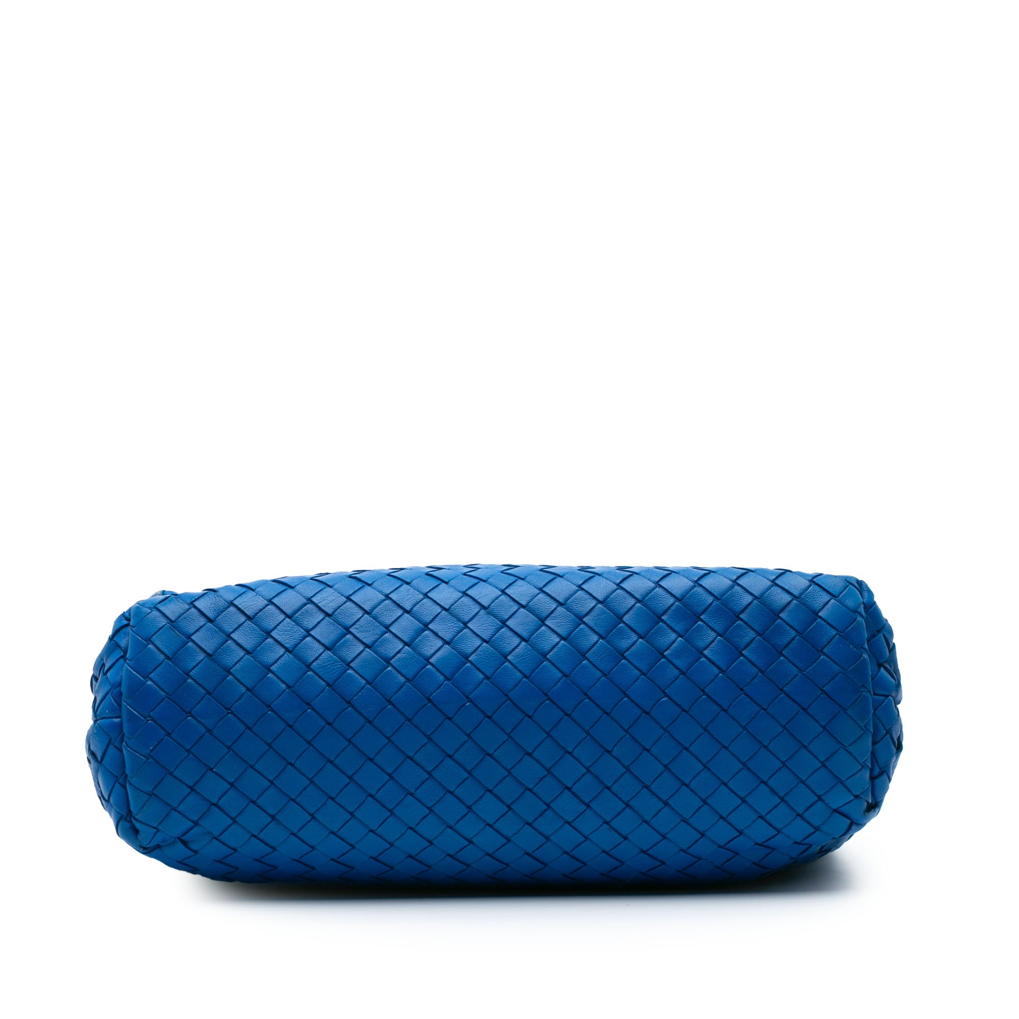 Bottega Veneta | Pre-Owned Medium Nappa Intrecciato Olimpia Shoulder Bag - I | Blue