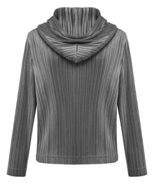 Sporty Hooded Jacket | Grey