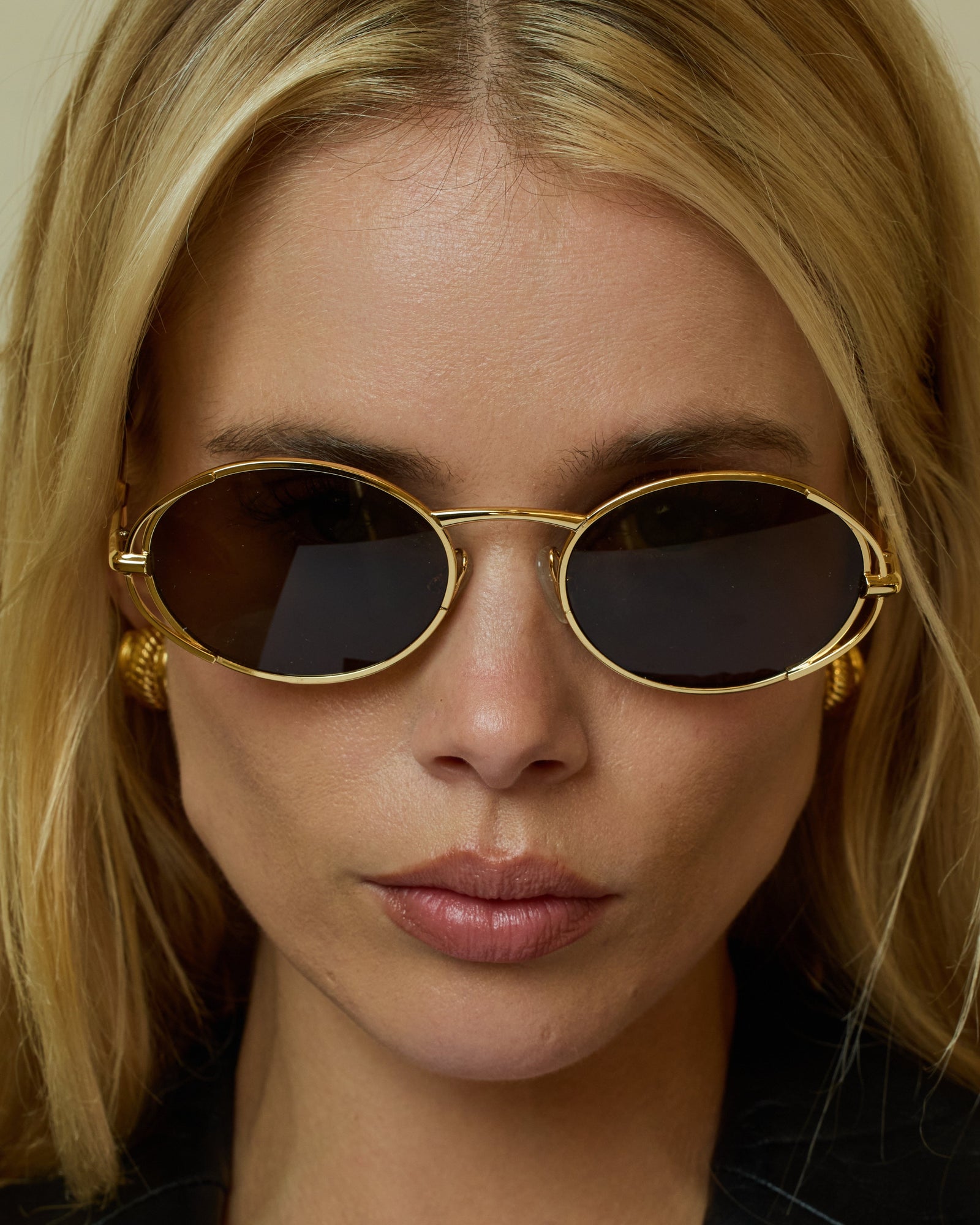 St. Tropez Sunglasses | Gold | Smokey Grey Lens