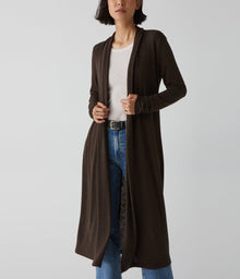 Izzy Longline Open Cardigan | Java