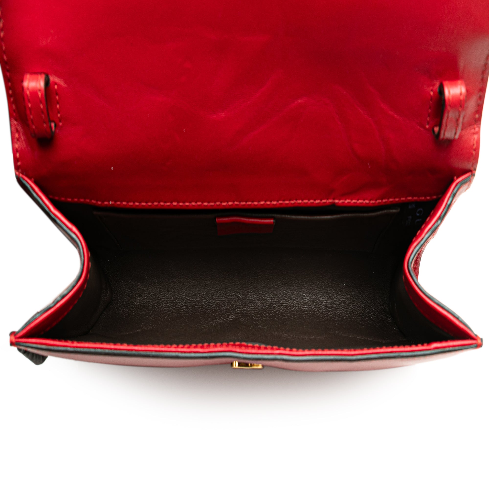 Gucci | Pre-Owned Small Leather Zumi Satchel | Red