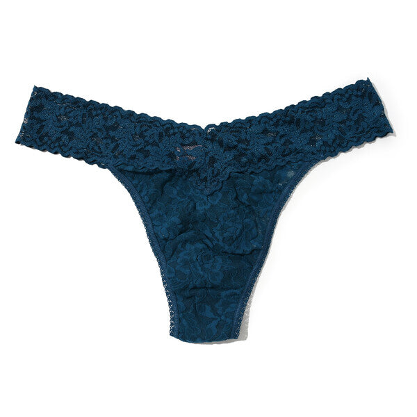 Signature Lace Original Rise Thong | Nori