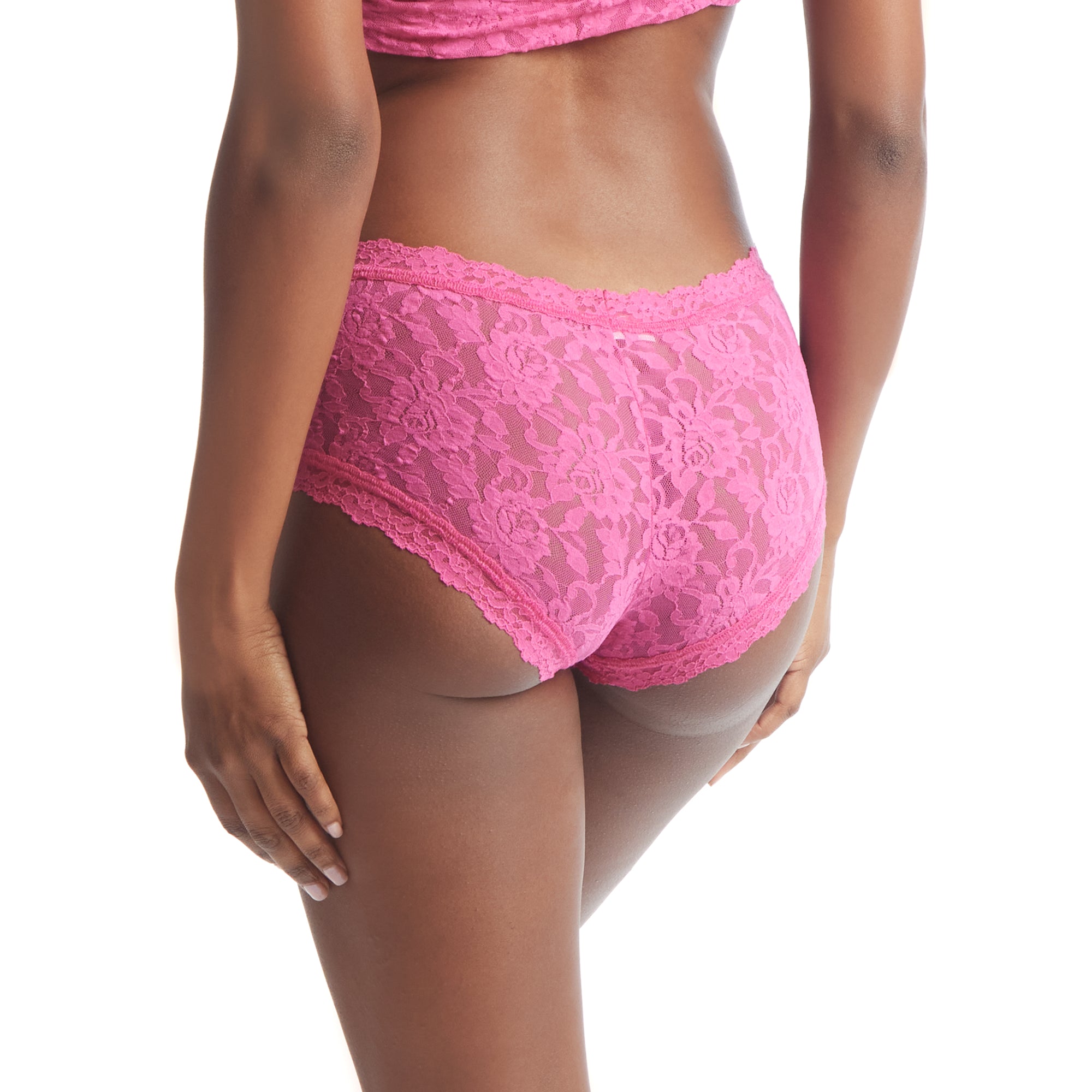 Signature Lace Boyshort | Intuition (Pink)