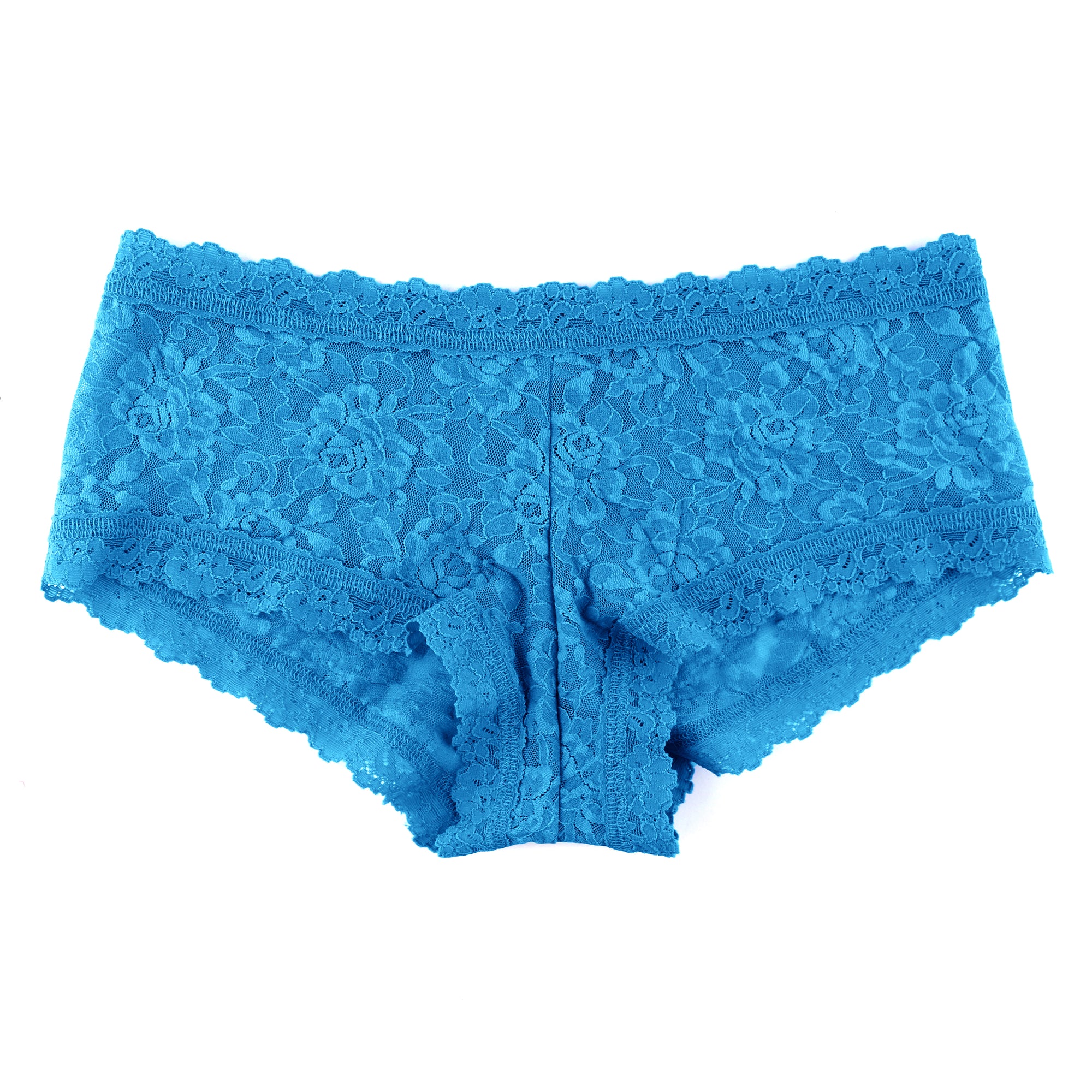 Signature Lace Boyshort | Kingfisher Blue