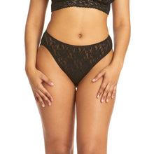Signature Lace High Cut Brief | Black