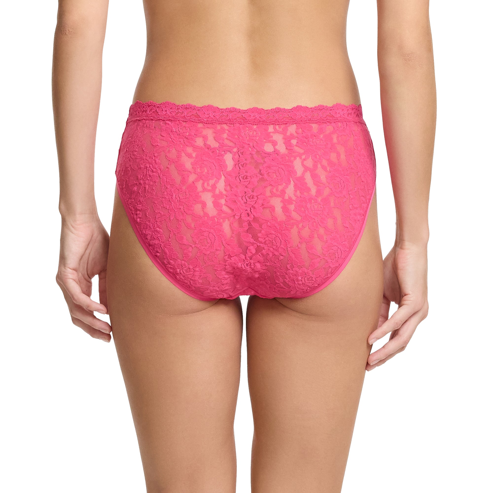 Signature Lace V-Front Brief | Un-Beet-Able (Pink)