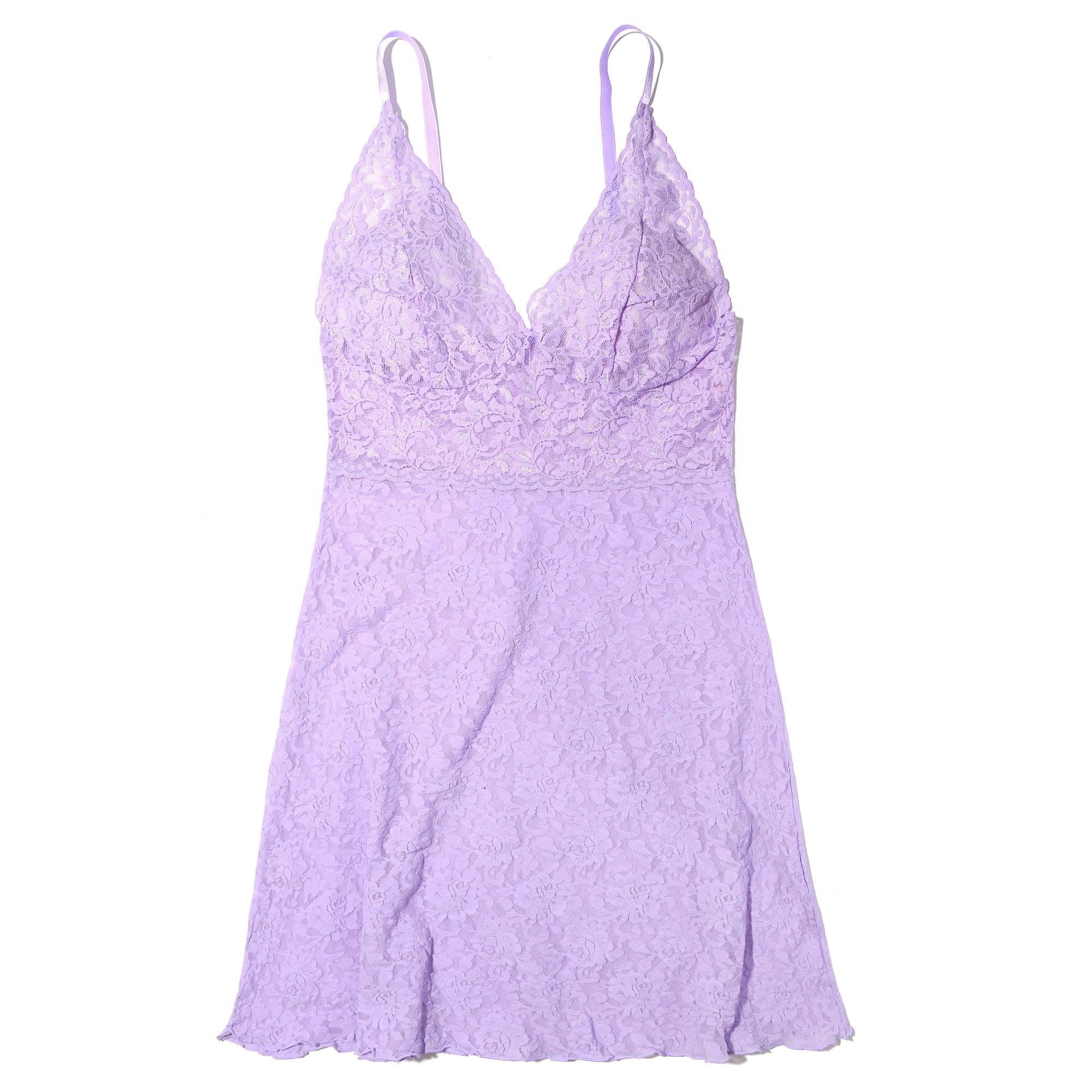 Signature Lace Retro Chemise | Wisteria Purple