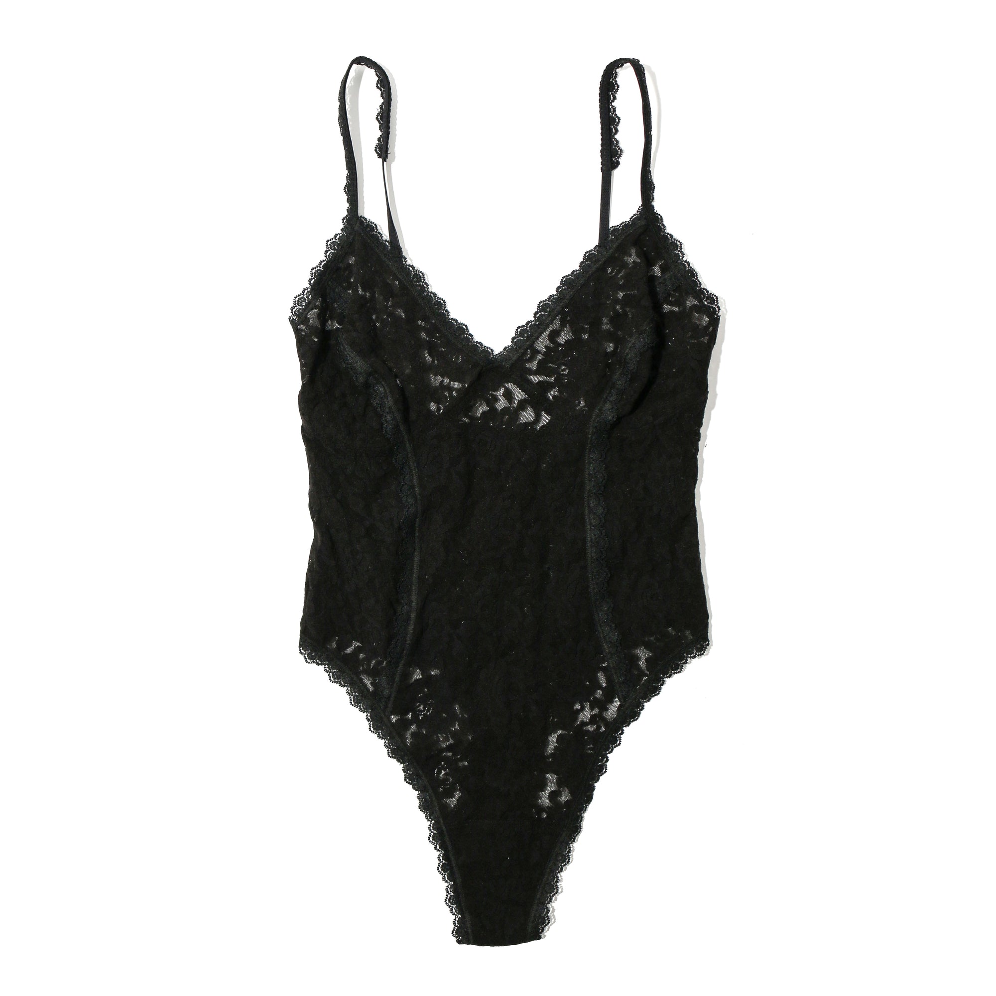 Signature Lace Bodysuit | Black