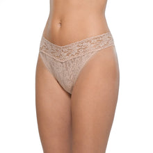 Signature Lace Original Rise Thong | Chai