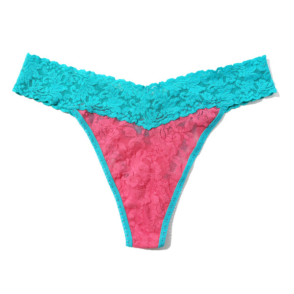 3-Pack Original Rise Thongs | Royal Purple/Celestial Blue/Pink - Sugar Rush Pink/Wild Violet - Sugar Rush/Turquoise