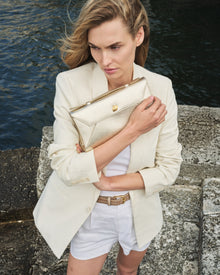 Cassandra Clutch | Gold Brushed