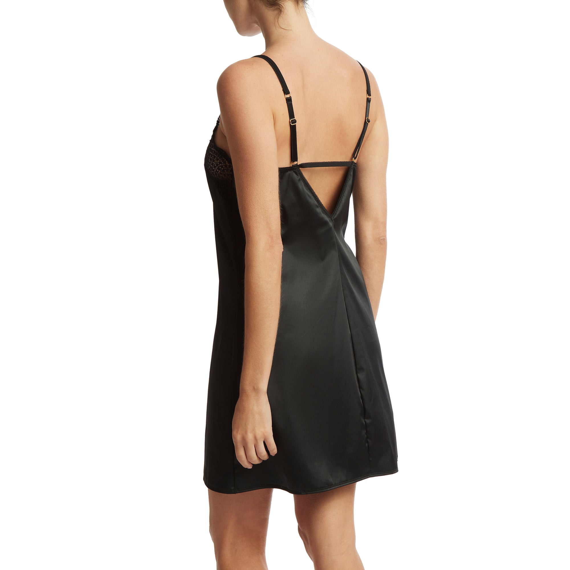 Wrapped Around You Chemise | Black