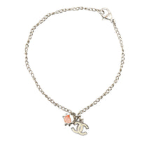 Chanel | Pre-Owned Silver Plated CC Ladybug Charm Bracelet | Silver