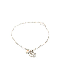 Chanel | Pre-Owned Silver Plated CC Ladybug Charm Bracelet | Silver