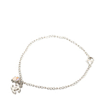 Chanel | Pre-Owned Silver Plated CC Ladybug Charm Bracelet | Silver