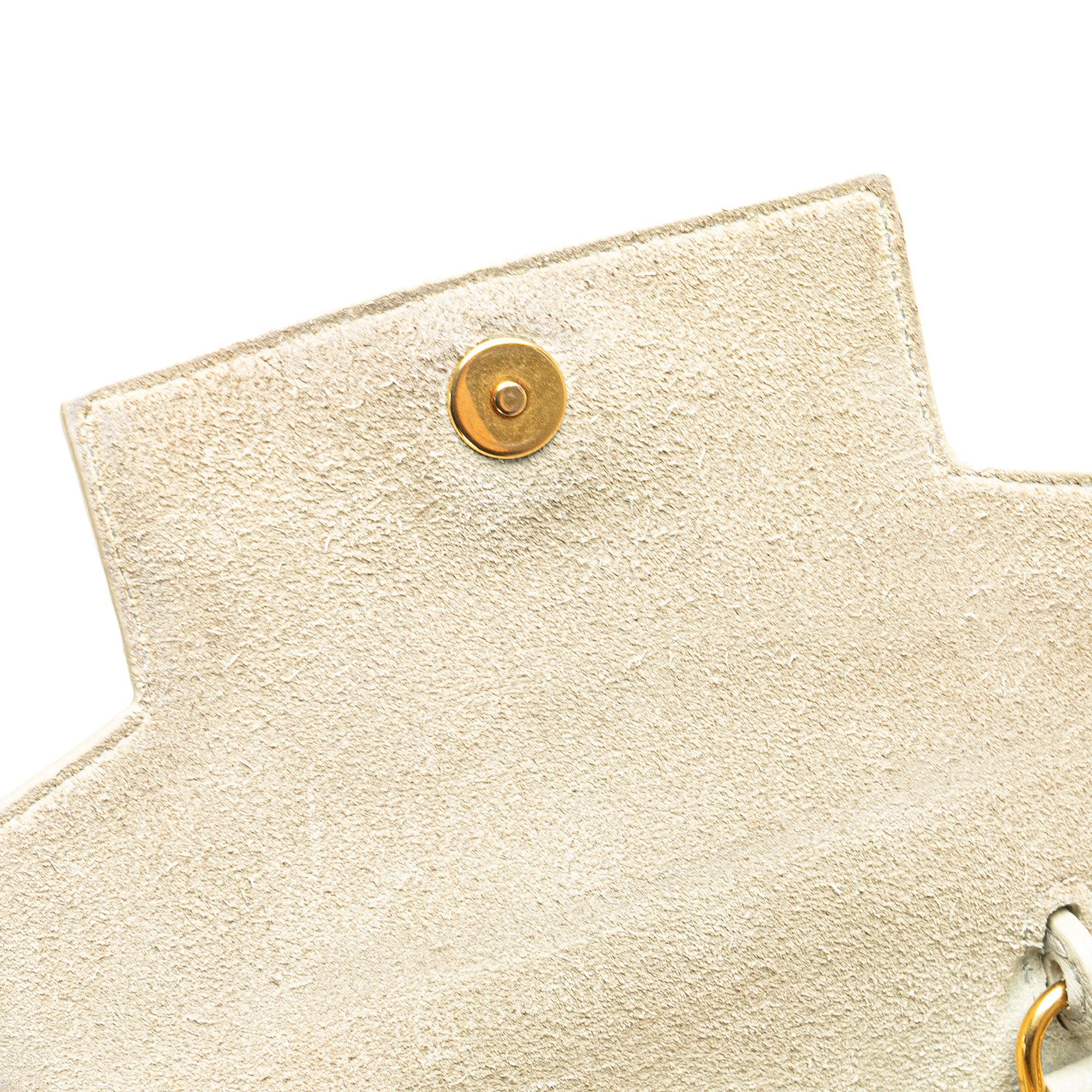 Celine | Pre-Owned Nano Grained Calfskin Belt Bag | White