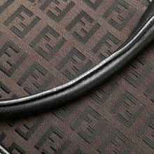 Fendi | Pre-Owned Zucchino Canvas Chef Front Pocket Shopping Tote | Brown/Dark Brown