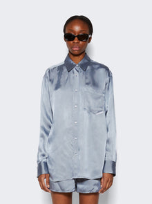 Women | alexanderwang | Button Up Boyfrined Shirt Oxford | Blue