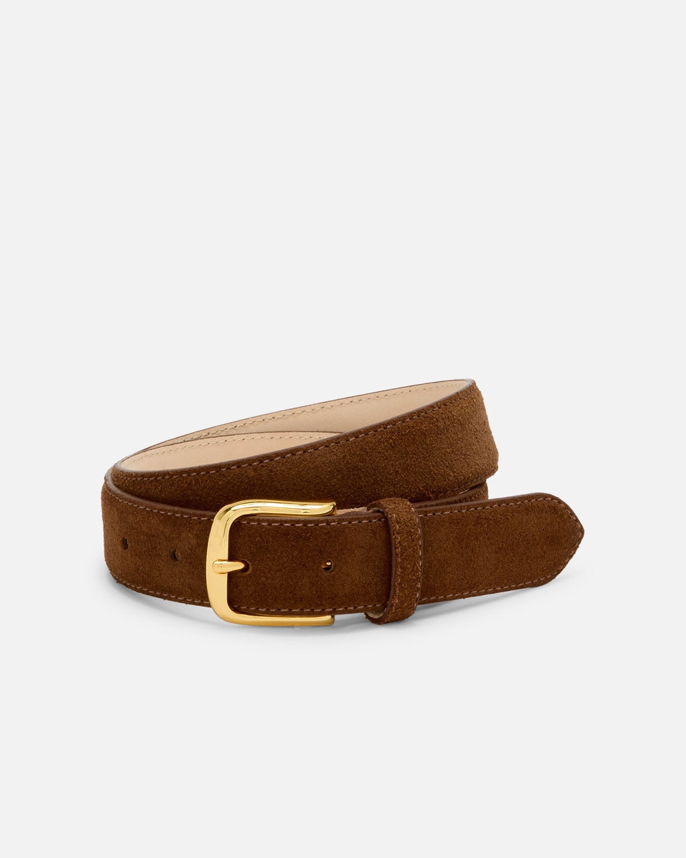 No. 4 Belt | Chocolate/Gold