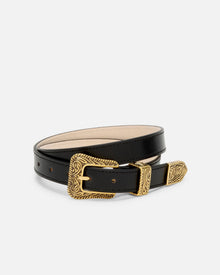 No. 15 Belt | Black/Gold