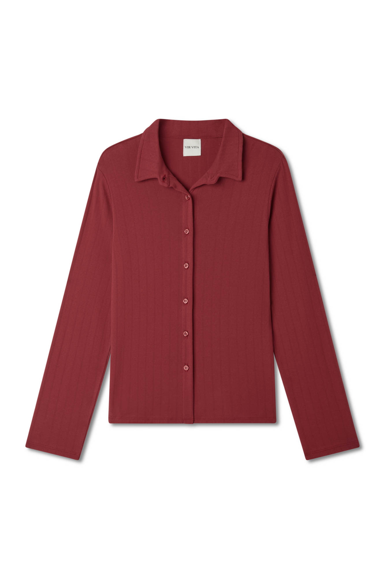 Eloise Pointelle Cardigan | Tomato