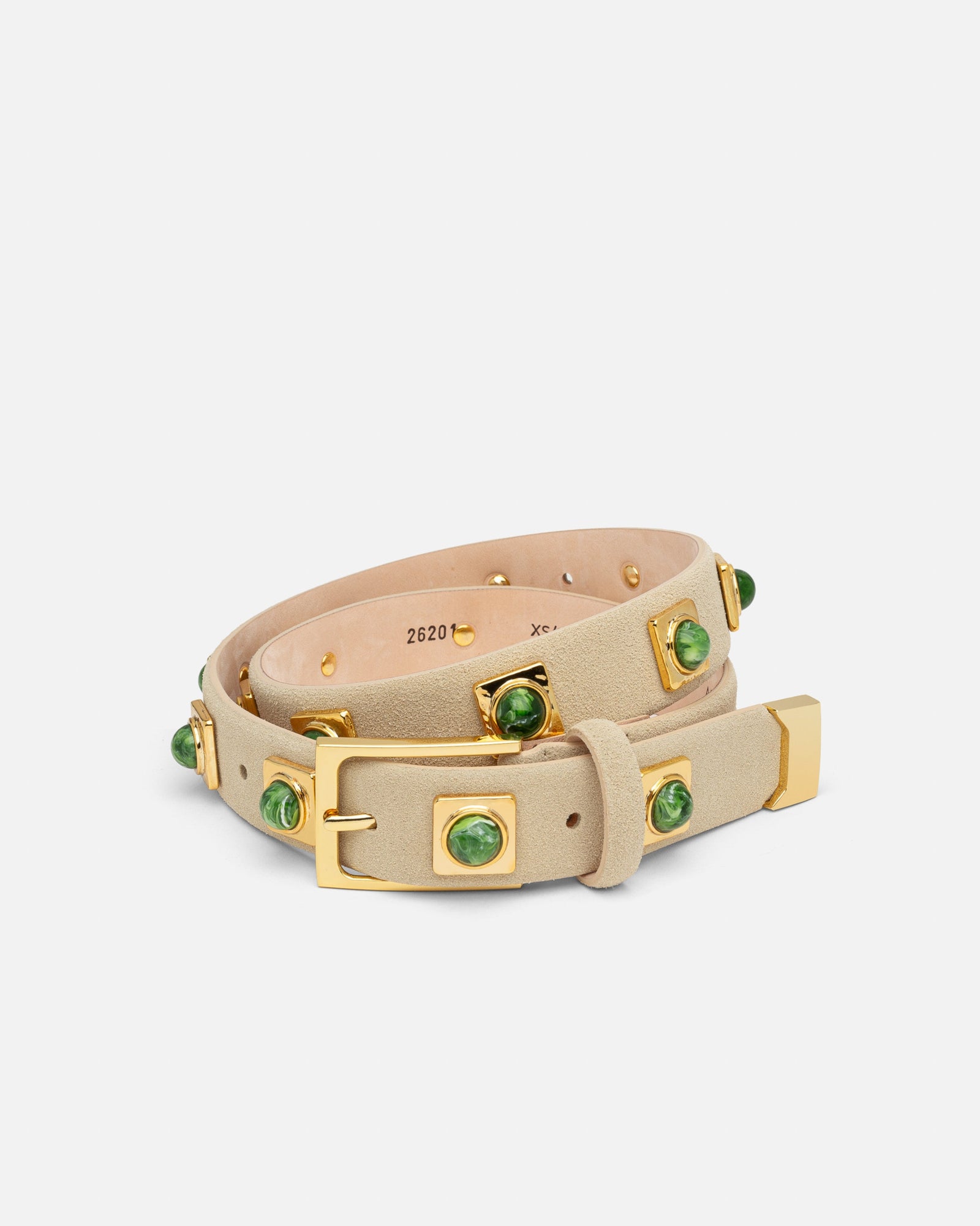 No. 2 Belt | Oat/Green