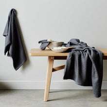 Slate | Waffle Towel Set Made With 100% Organic Bamboo #Color_slate