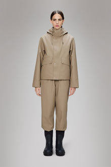 RAINS Nome Short W Parka Beige Jacket