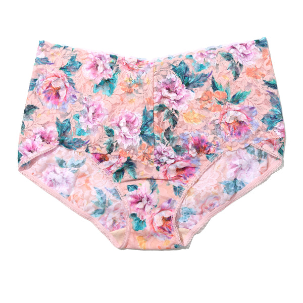 Retro Lace V-Kini | Buy Myself Flowers (Peach)